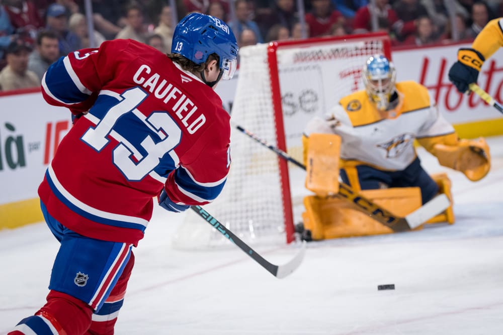 Cole Caufield sauve le Canadien face aux&nbsp;Prédateurs